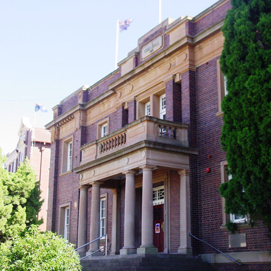 Marrickville Town Hall front